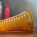 Amber vintage vase
