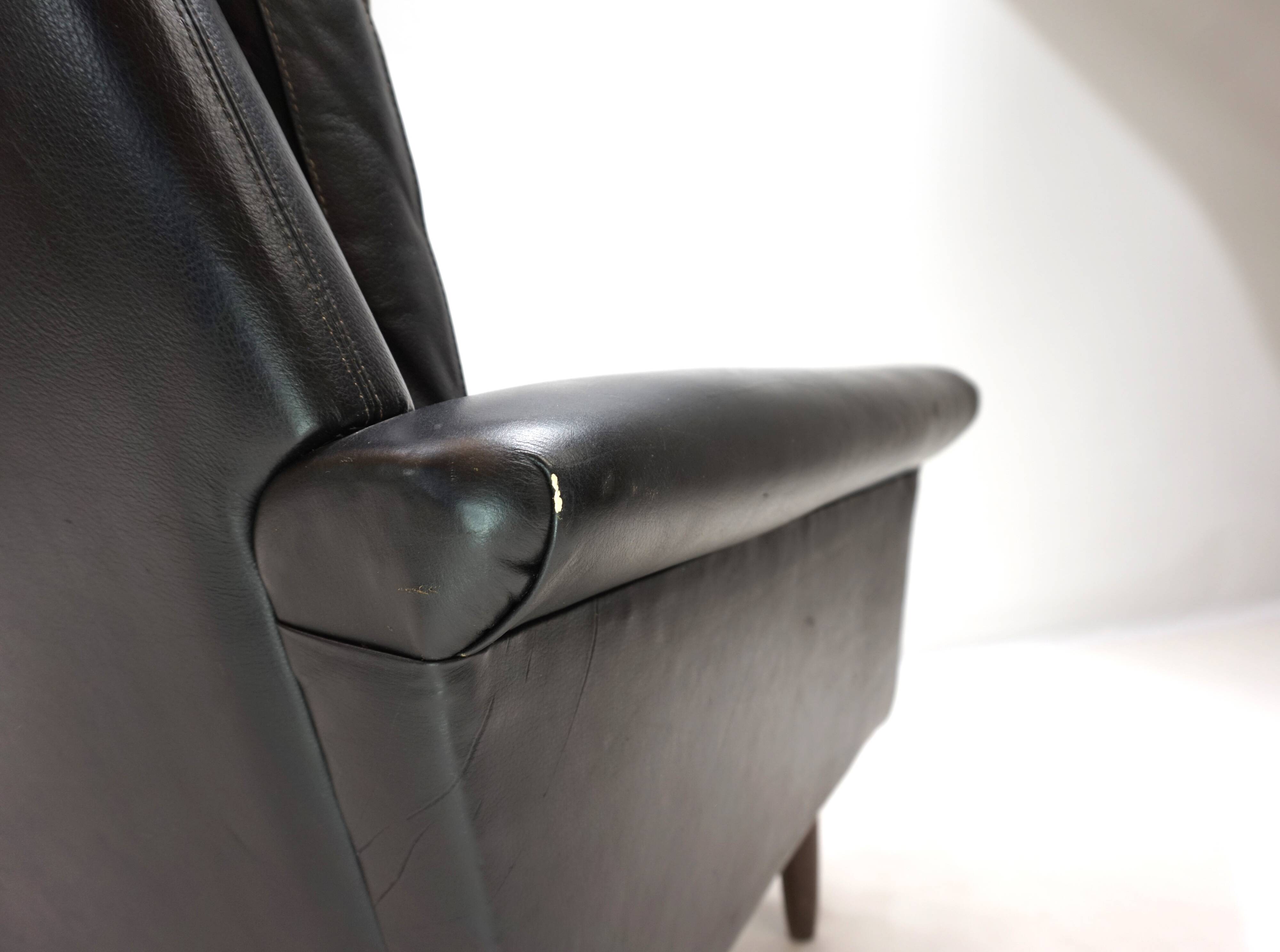 Gustav Thams leather lounge chair, 1960