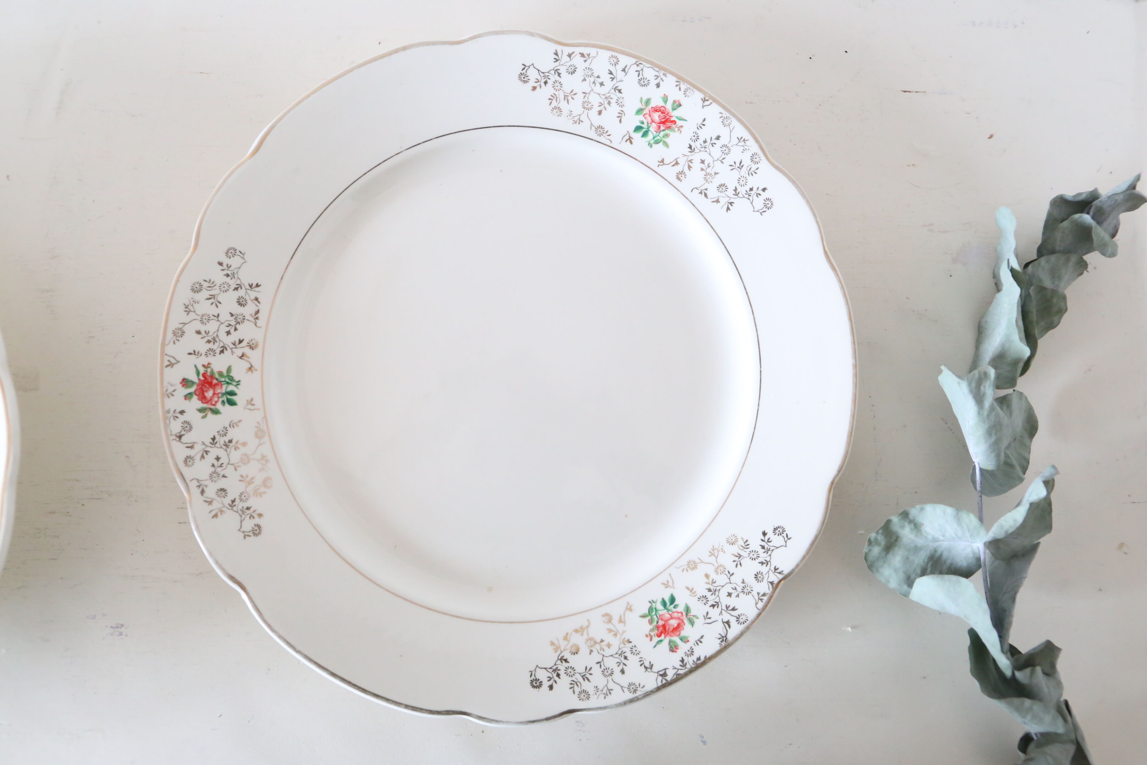 Duo of round dishes, Villeroy and Boch, vintage