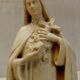 Statue of Saint Therese of Lisieux, brass seal, Saint Joseph of Lisieux workshop