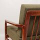 Vintage armchair green olive design by Z.Baczyk 1965