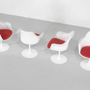 Set of "Tulip" model armchairs by Eero Saarinen for Knoll, USA