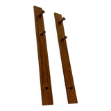 Vintage Danish Wall Coat Racks - Set of 2 in Teak Danish Design