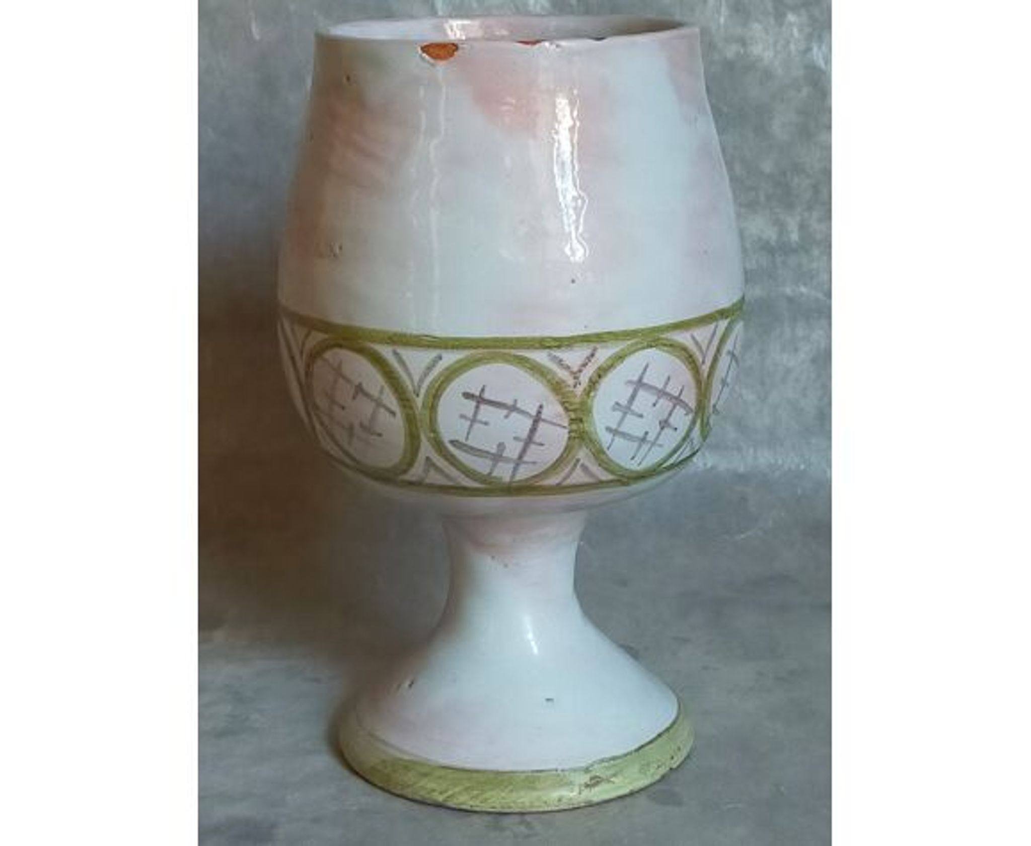 Ceramic vase of Cécile Midas vintage 50s