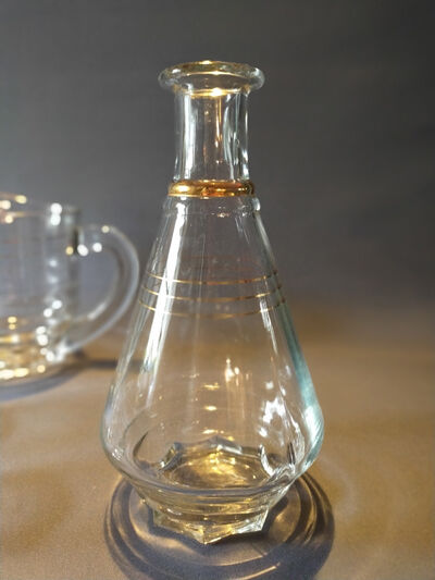 Water service or orangeade carafes and glasses