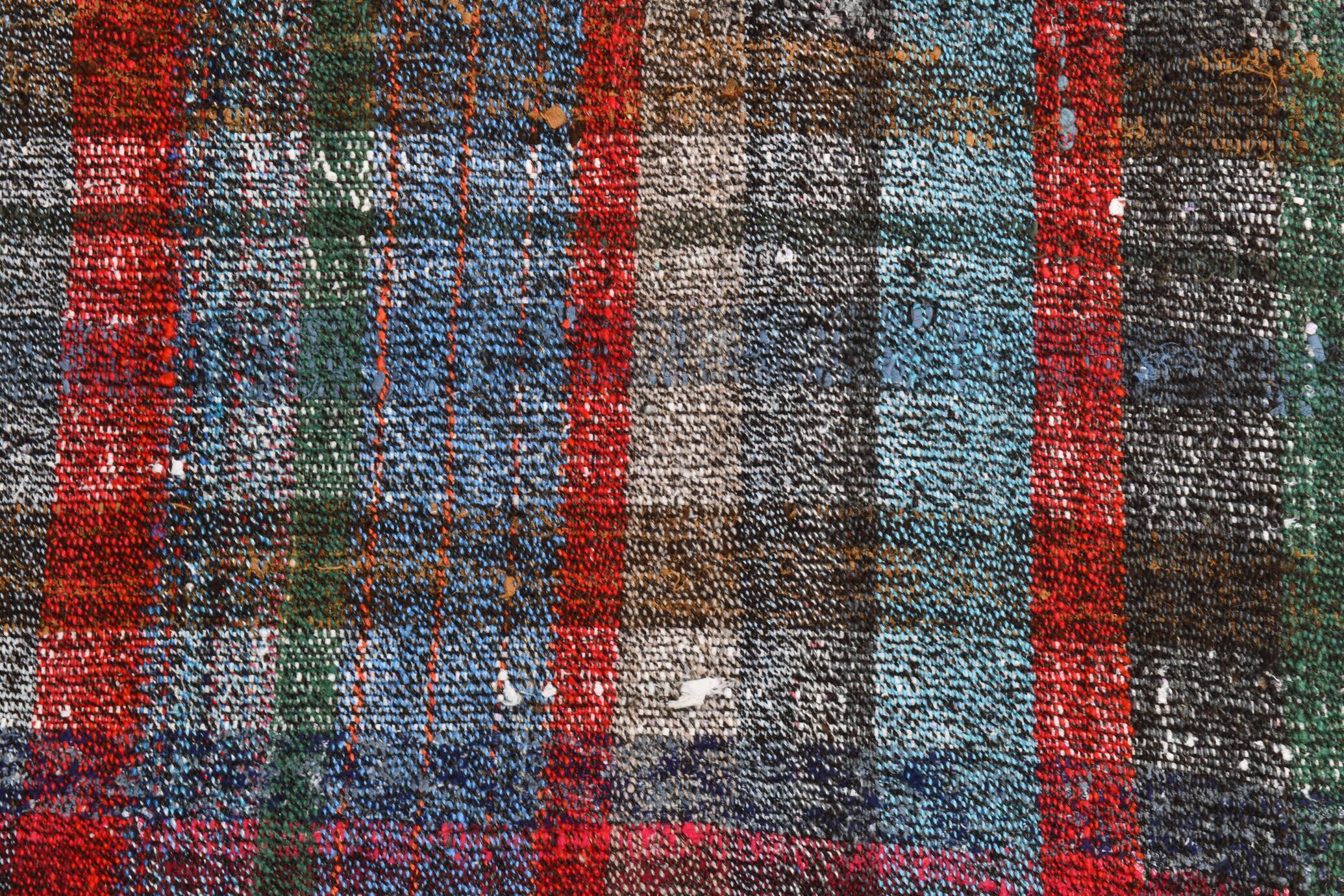 Flatweave Turkish runner rug 248x70cm
