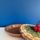 Plat tarte aux fruits barbotine
