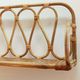 Vintage rattan shelf from the 1970s