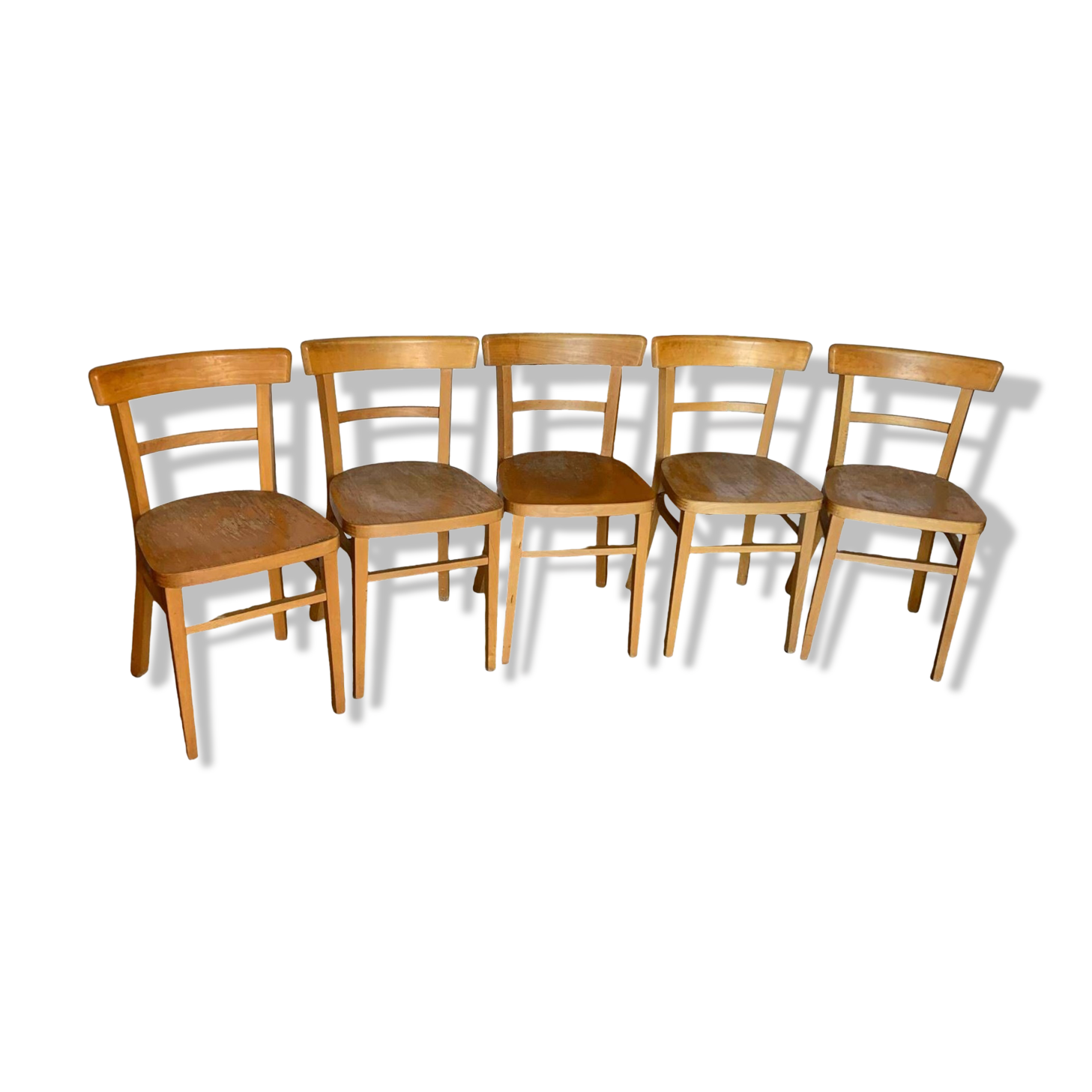 Set of 5 bistro chairs