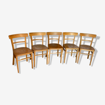 Set of 5 bistro chairs