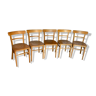 Ensemble de 5 chaises bistrot