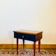 Electric blue bedside table