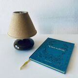 Vintage enameled ceramic lamp