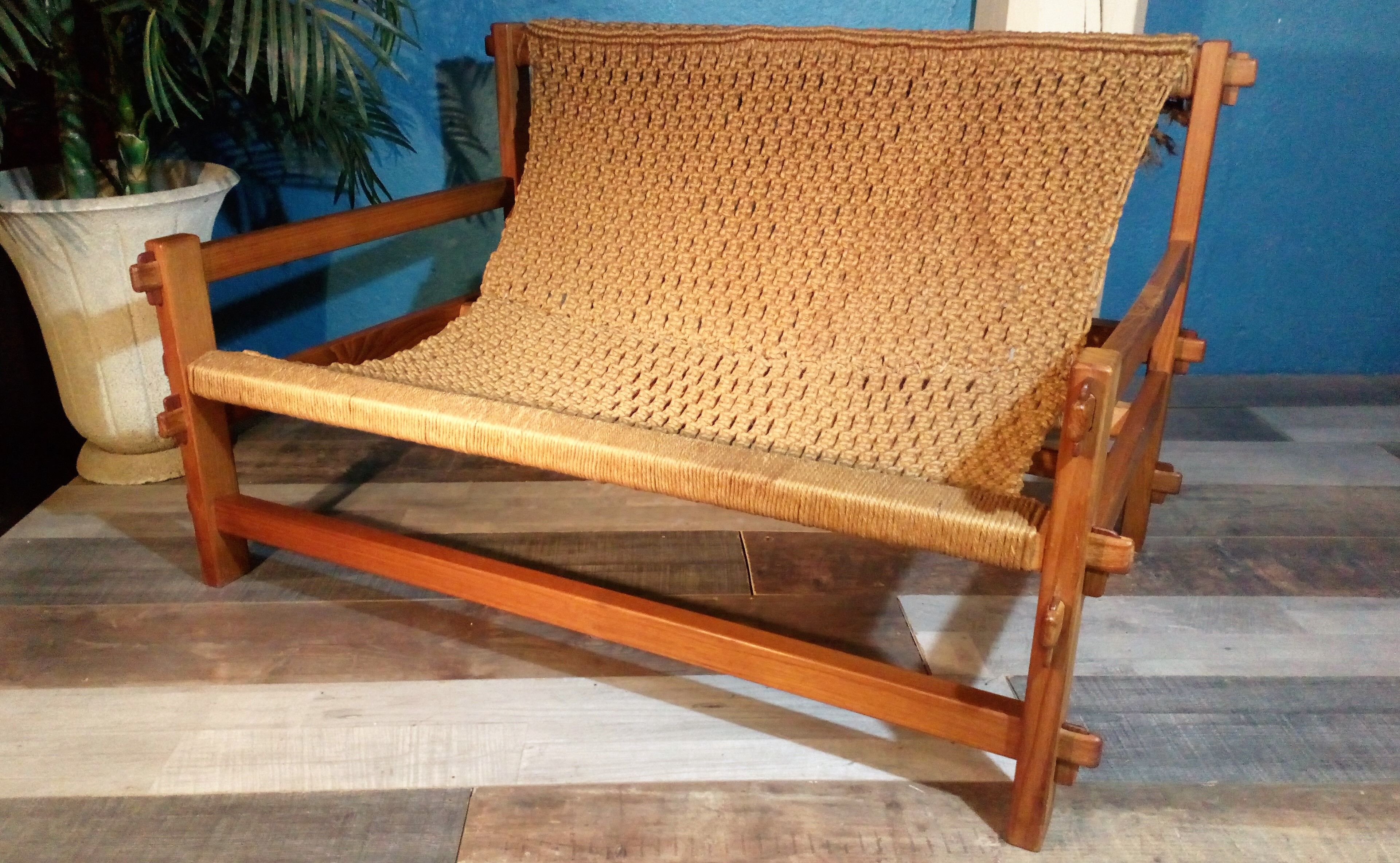 Banquette 2 places Brazil 1960s