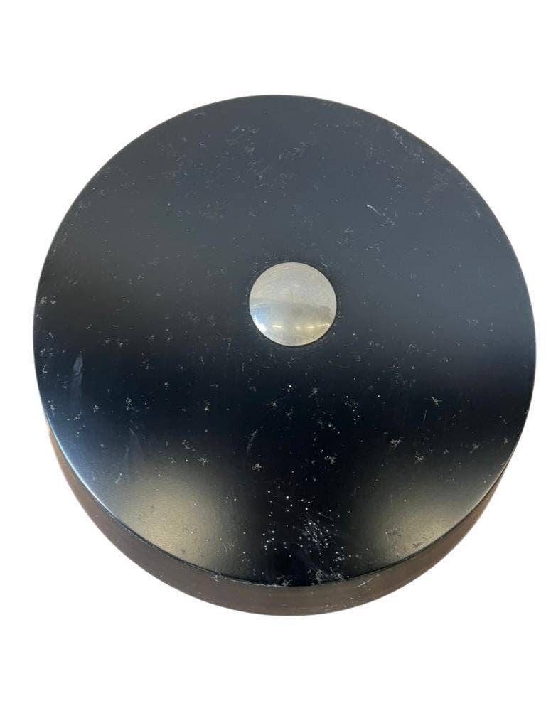 Lampe de table/de bureau vintage noire VEB Narva