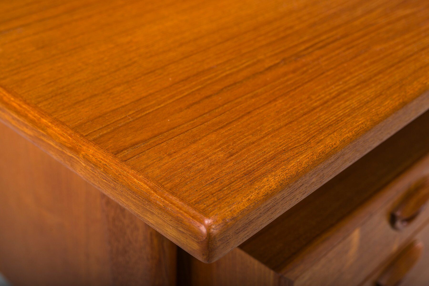 Danish teak desk by Kai Kristiansen for FM Møbler, 1960s