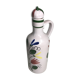 Old bottle Elchingerceramics drawing flowers + Cap France Vintage