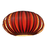 Large Rare Midcentury Veneer Pendant ULUV, 1960s