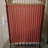Vintage scoubidou laundry basket