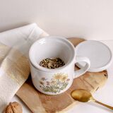 3-piece floral teapot
