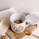 3-piece floral teapot