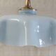 Suspension en verre opalin bleu ciel - mid.XXeme