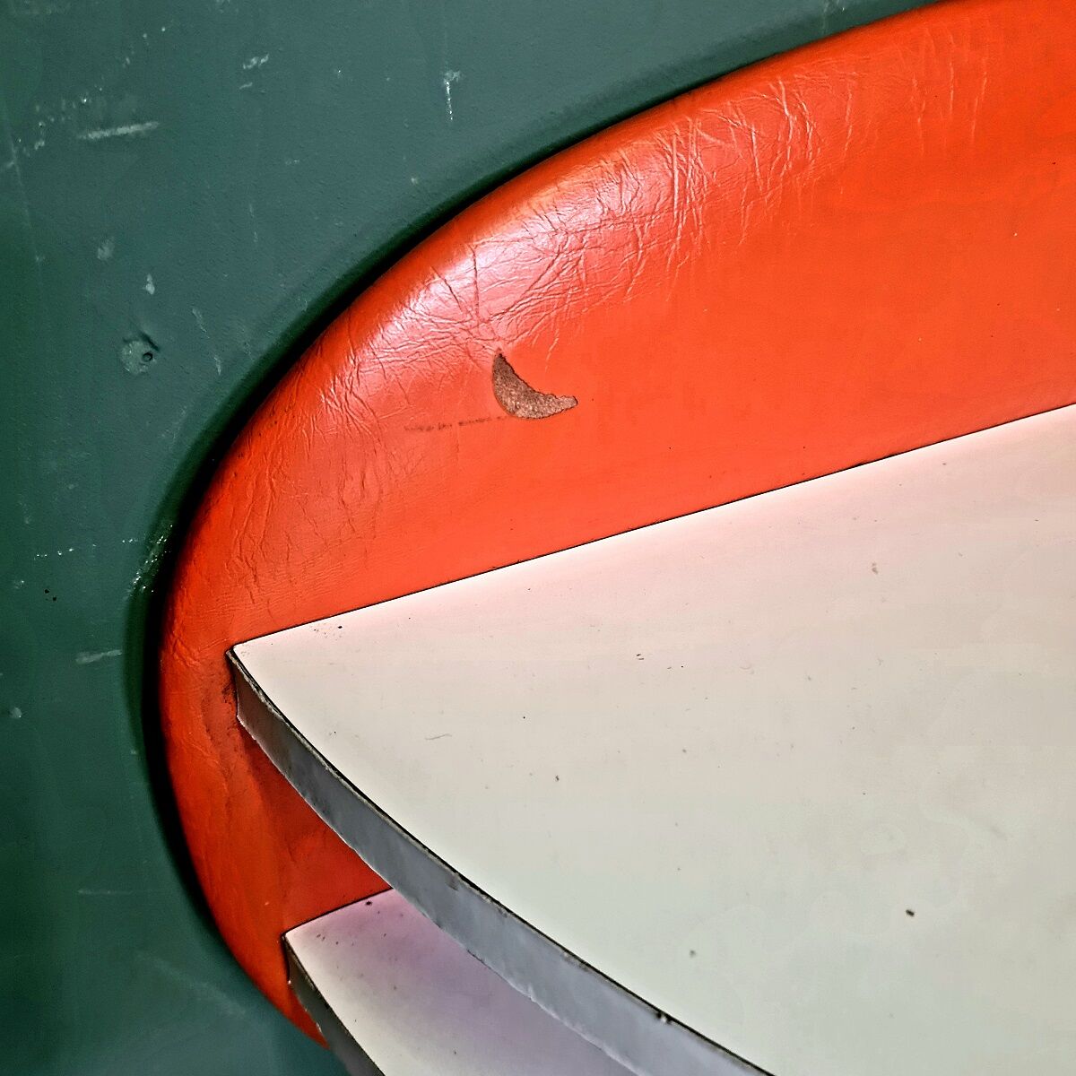 French retro wall console with drawer