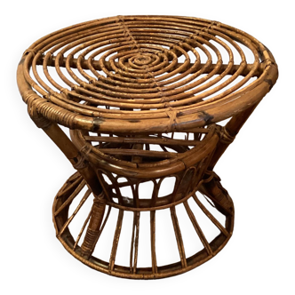 Bamboo table, Italy, vintage 60/70s