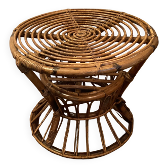 Table en bambou , Italie , vintage 60/70 s