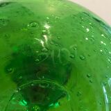 Bubbled glass decanter signed Biot