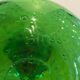 Bubbled glass decanter signed Biot