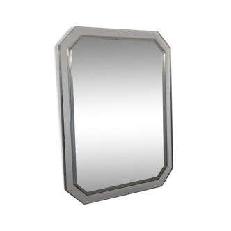 Octagonal mirror in plexiglass 90x70cm circa 1980