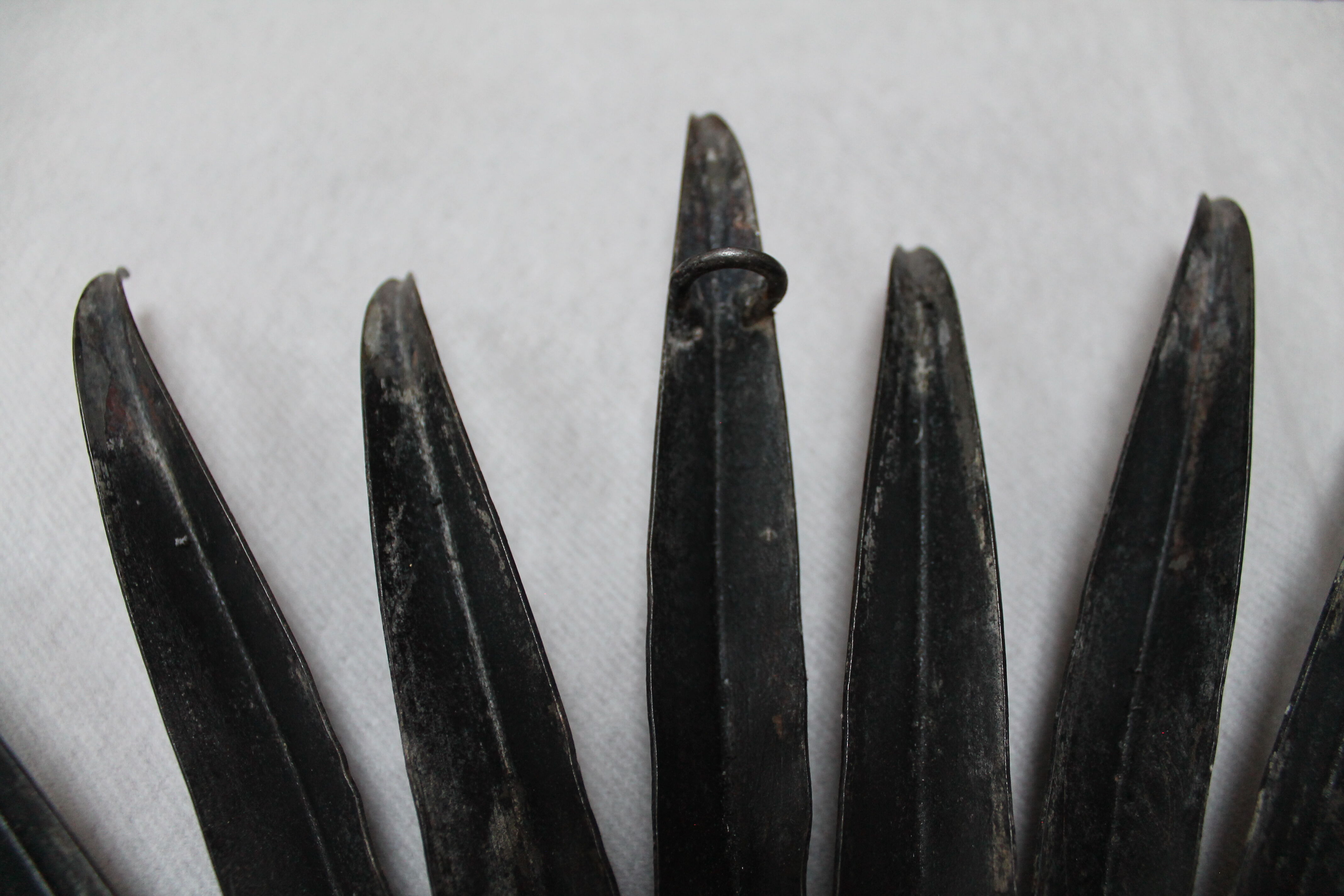 Mirror Sun 51x51cm black metal