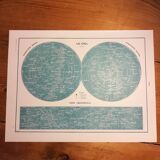 Old sky map from 1928