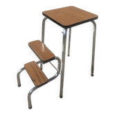 Vintage 60s 70s folding step stool formica