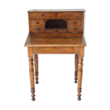 Secretary desk happiness of the day Louis Phillipe in walnut