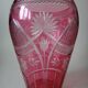 Vase en cristal rose saint Louis Vase St Lambert 29cm