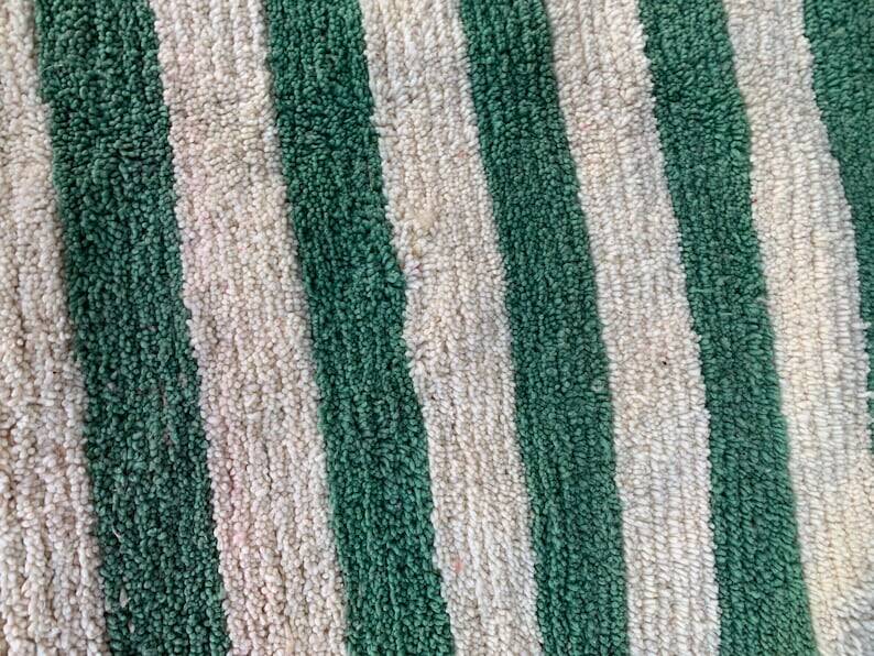 Handwoven Berber rug with traditional colorful patterns, size 150 x 250 cm