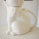Teapot cat porcelain