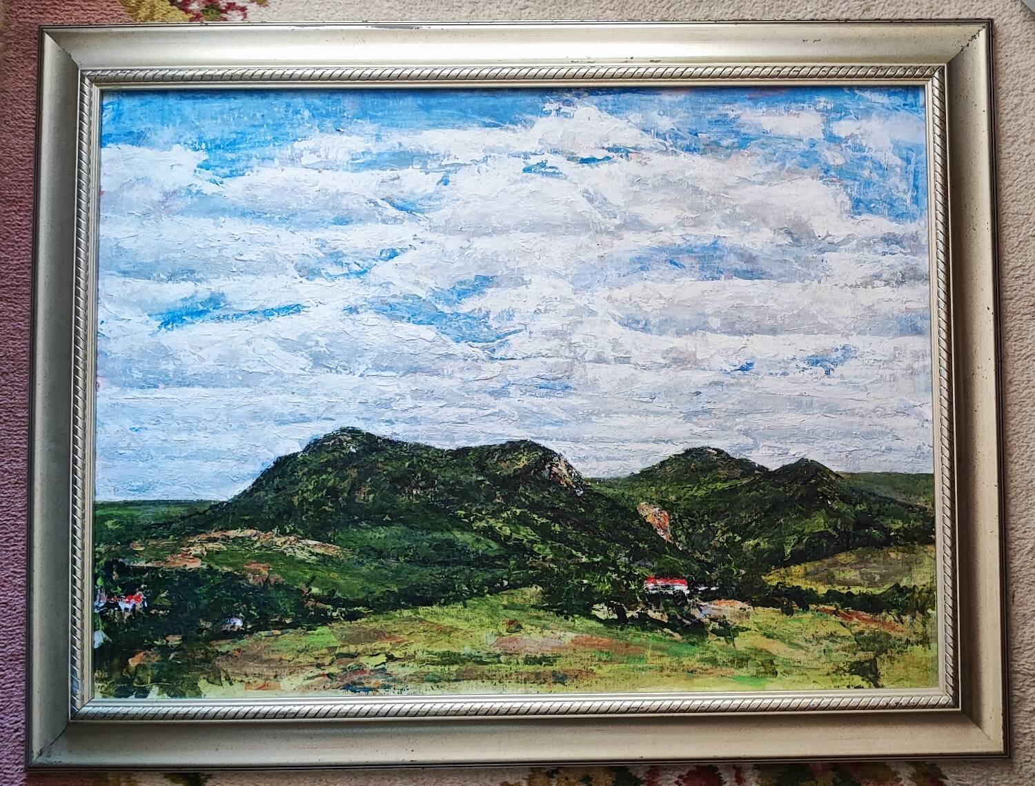 Peinture d'un paysage sud-africain