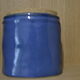 Pot à sel bleu en grès