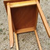 Seventies solid beech table