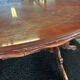 Oval table with marquetry top