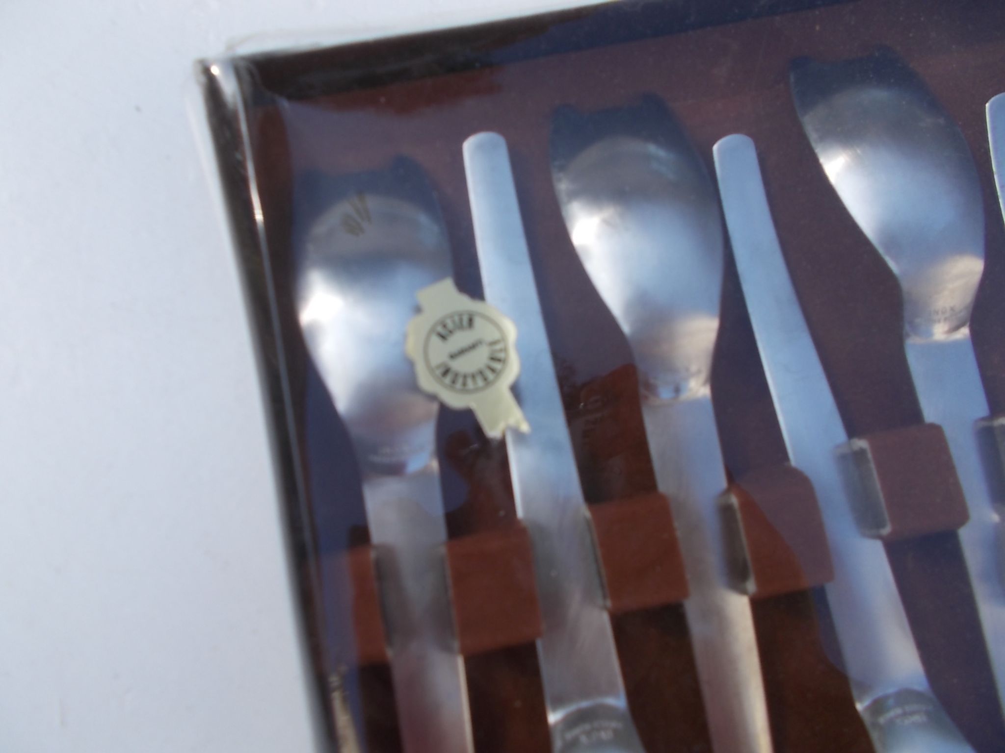 6 cuillères à glaces inox France