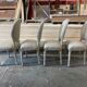 Beige medallion chairs