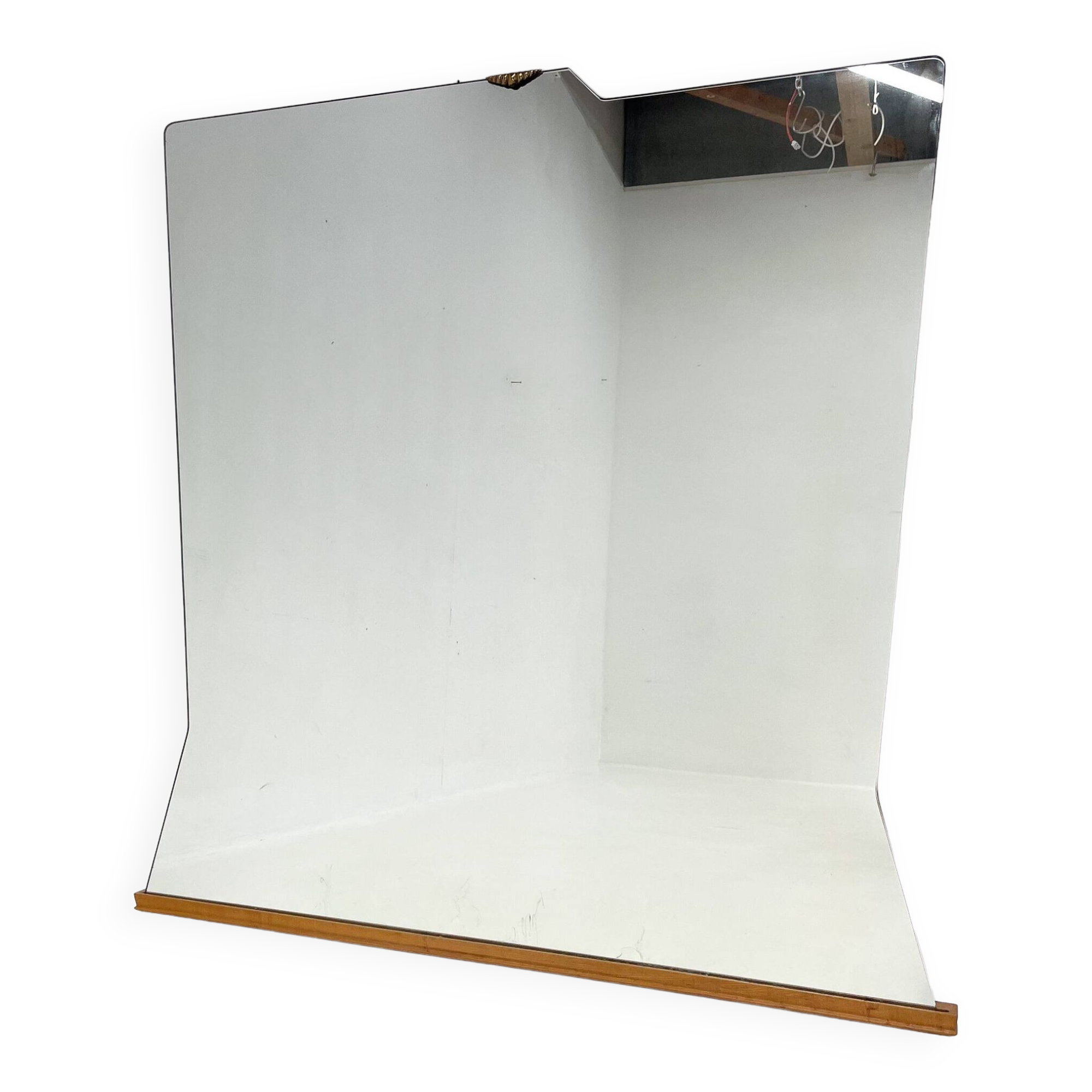 1960s Large Wall Mirror by Santambrogio & De Berti, Italy