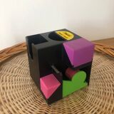 Vintage 80s pencil pot desk organizer