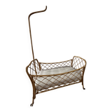Beautiful vintage rattan bed