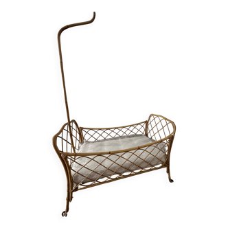 Beautiful vintage rattan bed
