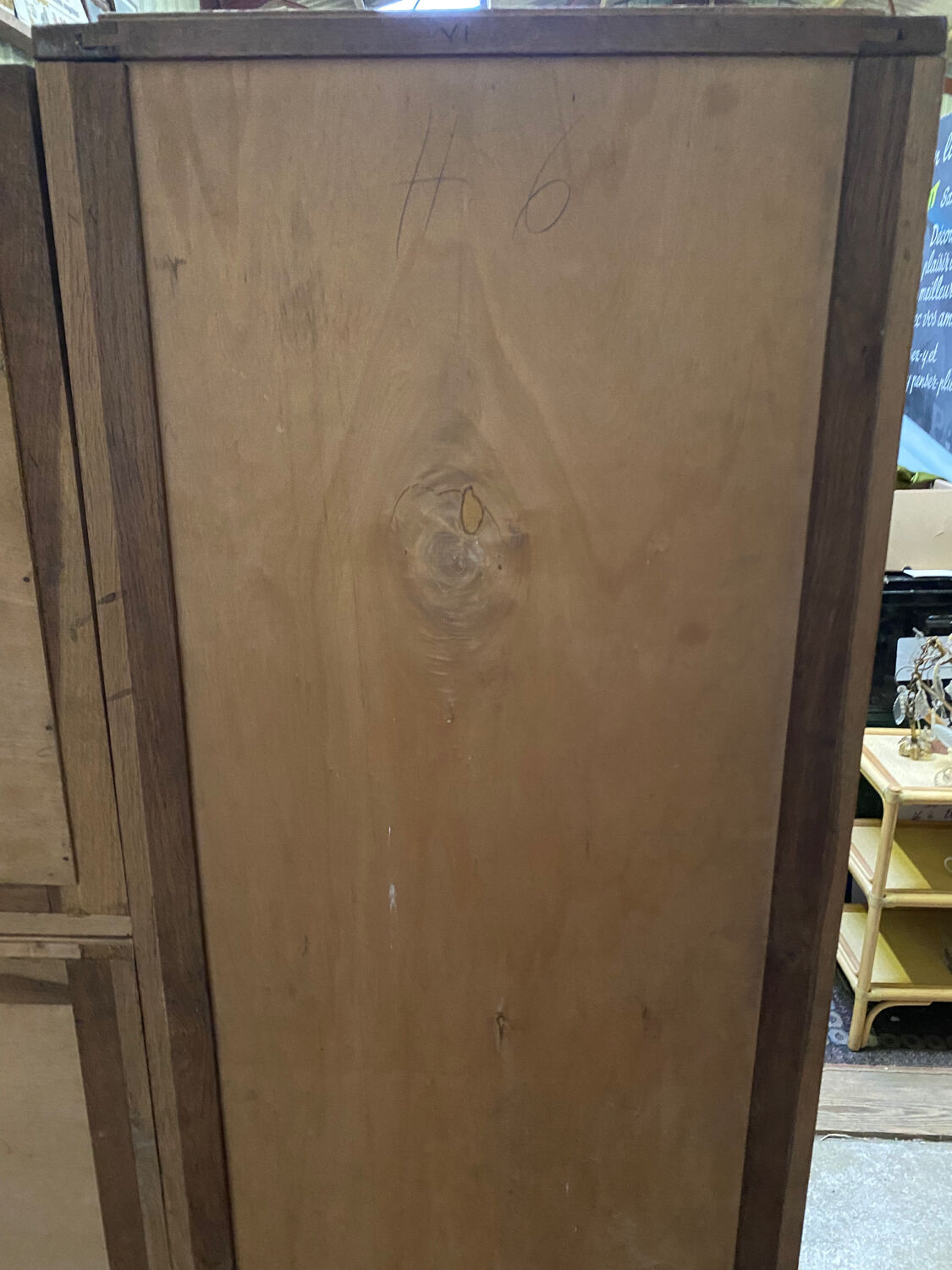 Asymmetrical wardrobe wardrobe Art-Deco style, 1930s